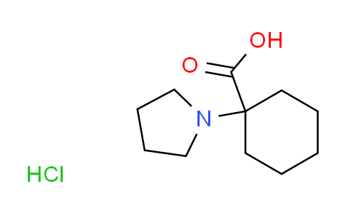 CAS No. 1255717-93-1, 1-(1-pyrrolidinyl)cyclohexanecarboxylic acid hydrochloride