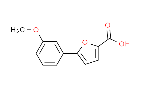 CAS No. 54022-96-7, 5-(3-methoxyphenyl)-2-furoic acid
