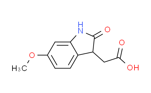 CAS No. 885272-28-6, (6-methoxy-2-oxo-2,3-dihydro-1H-indol-3-yl)acetic acid