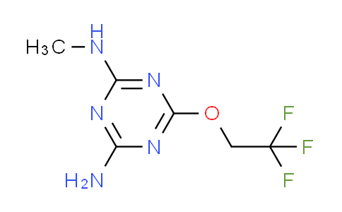 CAS No. 101988-70-9, N-methyl-6-(2,2,2-trifluoroethoxy)-1,3,5-triazine-2,4-diamine