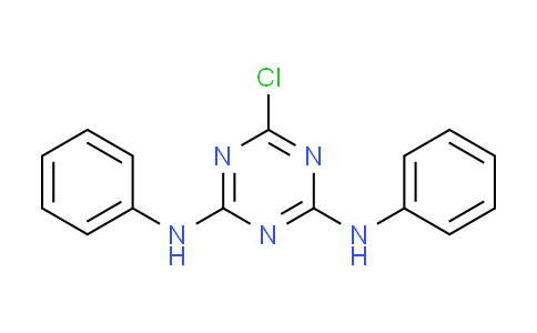 CAS No. 1973-09-7, 6-chloro-N,N'-diphenyl-1,3,5-triazine-2,4-diamine