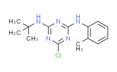 CAS No. 299929-73-0, N-(tert-butyl)-6-chloro-N'-(2-methylphenyl)-1,3,5-triazine-2,4-diamine