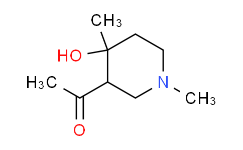 CAS No. 37994-62-0, 1-(4-hydroxy-1,4-dimethylpiperidin-3-yl)ethanone