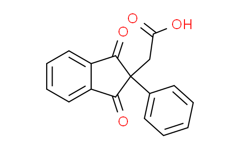 CAS No. 7443-02-9, (1,3-dioxo-2-phenyl-2,3-dihydro-1H-inden-2-yl)acetic acid