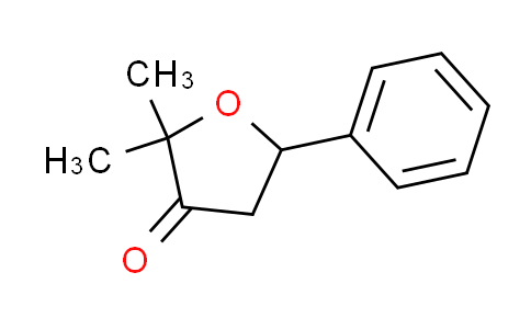 CAS No. 63678-00-2, 2,2-dimethyl-5-phenyldihydrofuran-3(2H)-one