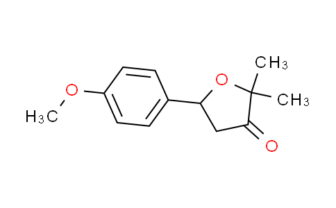 CAS No. 81791-31-3, 5-(4-methoxyphenyl)-2,2-dimethyldihydrofuran-3(2H)-one