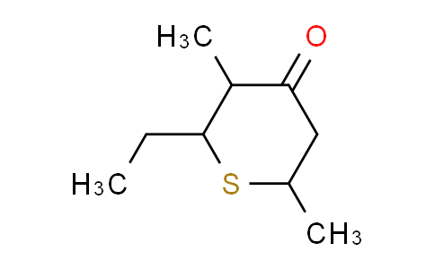 CAS No. 462065-51-6, 2-ethyl-3,6-dimethyltetrahydro-4H-thiopyran-4-one