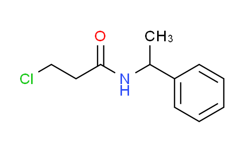 CAS No. 80364-90-5, 3-chloro-N-(1-phenylethyl)propanamide