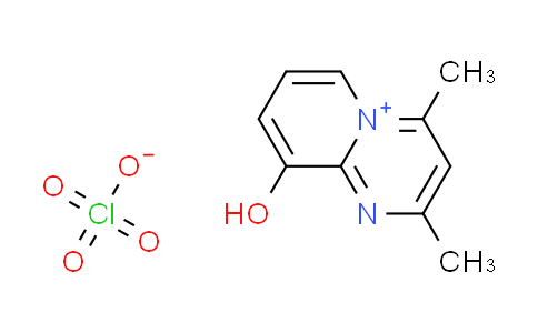 CAS No. 137044-55-4, 9-hydroxy-2,4-dimethylpyrido[1,2-a]pyrimidin-5-ium perchlorate
