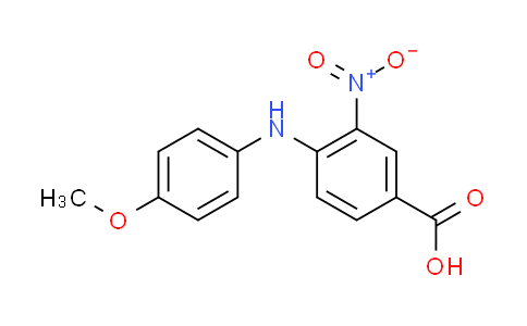 CAS No. 148304-22-7, 4-[(4-methoxyphenyl)amino]-3-nitrobenzoic acid