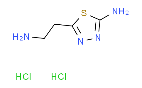 CAS No. 74784-49-9, 5-(2-aminoethyl)-1,3,4-thiadiazol-2-amine dihydrochloride