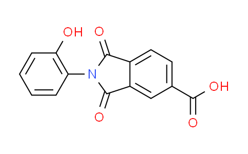 CAS No. 312746-96-6, 2-(2-hydroxyphenyl)-1,3-dioxoisoindoline-5-carboxylic acid