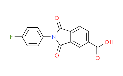 CAS No. 110768-19-9, 2-(4-fluorophenyl)-1,3-dioxoisoindoline-5-carboxylic acid