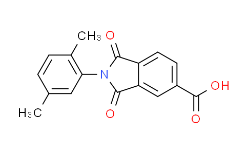 CAS No. 306320-92-3, 2-(2,5-dimethylphenyl)-1,3-dioxoisoindoline-5-carboxylic acid