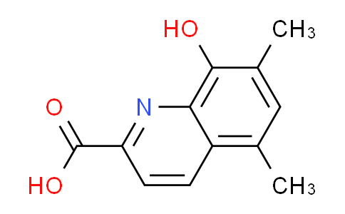 CAS No. 66556-23-8, 8-hydroxy-5,7-dimethylquinoline-2-carboxylic acid