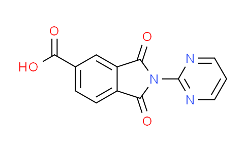 CAS No. 328549-52-6, 1,3-dioxo-2-pyrimidin-2-ylisoindoline-5-carboxylic acid