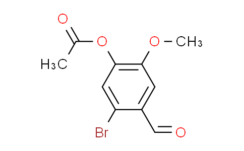 CAS No. 52783-83-2, 5-bromo-4-formyl-2-methoxyphenyl acetate