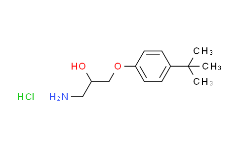 CAS No. 1609396-18-0, 1-amino-3-(4-tert-butylphenoxy)-2-propanol hydrochloride
