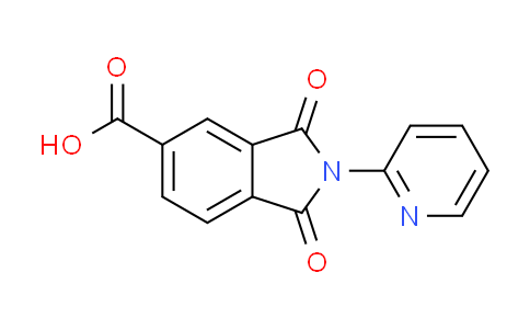 CAS No. 186384-46-3, 1,3-dioxo-2-pyridin-2-ylisoindoline-5-carboxylic acid
