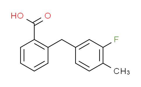 CAS No. 313505-74-7, 2-(3-fluoro-4-methylbenzyl)benzoic acid