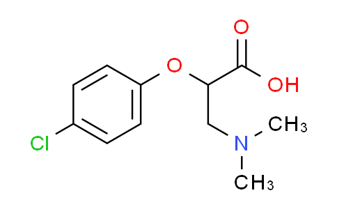 CAS No. 2130-72-5, 2-(4-chlorophenoxy)-3-(dimethylamino)propanoic acid