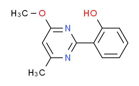 CAS No. 331852-93-8, 2-(4-methoxy-6-methyl-2-pyrimidinyl)phenol