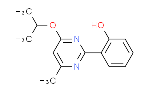 CAS No. 300839-40-1, 2-(4-isopropoxy-6-methyl-2-pyrimidinyl)phenol