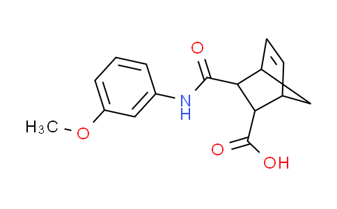CAS No. 464877-92-7, rac-(2S,3R)-3-{[(3-methoxyphenyl)amino]carbonyl}bicyclo[2.2.1]hept-5-ene-2-carboxylic acid