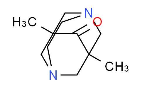 CAS No. 123366-49-4, 1,8-dimethyl-3,6-diazatricyclo[4.3.1.1~3,8~]undecan-9-one
