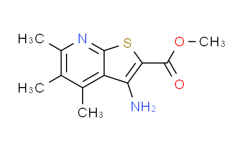 CAS No. 319491-25-3, methyl 3-amino-4,5,6-trimethylthieno[2,3-b]pyridine-2-carboxylate