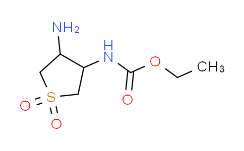 CAS No. 300670-11-5, ethyl (4-amino-1,1-dioxidotetrahydro-3-thienyl)carbamate