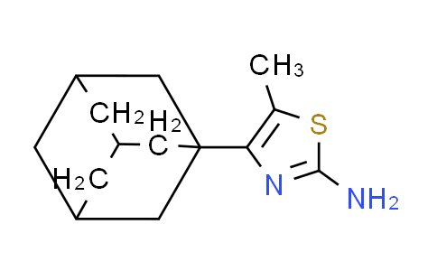 CAS No. 201992-89-4, 4-(1-adamantyl)-5-methyl-1,3-thiazol-2-amine