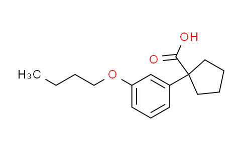 CAS No. 74316-94-2, 1-(3-butoxyphenyl)cyclopentanecarboxylic acid