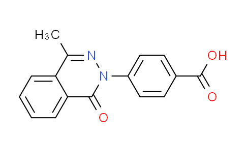 CAS No. 306731-76-0, 4-(4-methyl-1-oxophthalazin-2(1H)-yl)benzoic acid