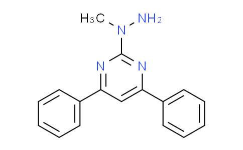 CAS No. 413620-13-0, 2-(1-methylhydrazino)-4,6-diphenylpyrimidine