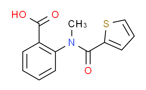 CAS No. 351000-22-1, 2-[methyl(2-thienylcarbonyl)amino]benzoic acid