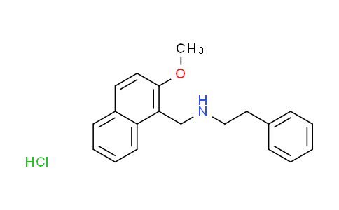 CAS No. 465535-60-8, N-[(2-methoxy-1-naphthyl)methyl]-2-phenylethanamine hydrochloride