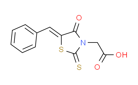 CAS No. 1151944-57-8, [(5Z)-5-benzylidene-4-oxo-2-thioxo-1,3-thiazolidin-3-yl]acetic acid