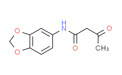 CAS No. 35493-00-6, N-1,3-benzodioxol-5-yl-3-oxobutanamide