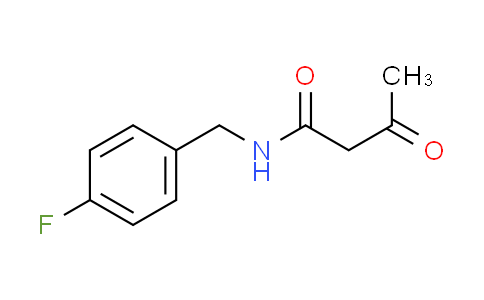 CAS No. 116475-94-6, N-(4-fluorobenzyl)-3-oxobutanamide