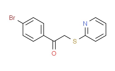 CAS No. 5898-19-1, 1-(4-bromophenyl)-2-(pyridin-2-ylthio)ethanone