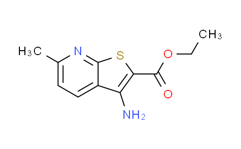CAS No. 52505-51-8, ethyl 3-amino-6-methylthieno[2,3-b]pyridine-2-carboxylate