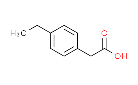 CAS No. 14387-10-1, (4-ethylphenyl)acetic acid