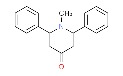 CAS No. 5554-56-3, 1-methyl-2,6-diphenylpiperidin-4-one