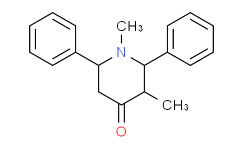 CAS No. 5554-58-5, 1,3-dimethyl-2,6-diphenylpiperidin-4-one