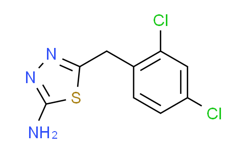 CAS No. 39181-52-7, 5-(2,4-dichlorobenzyl)-1,3,4-thiadiazol-2-amine