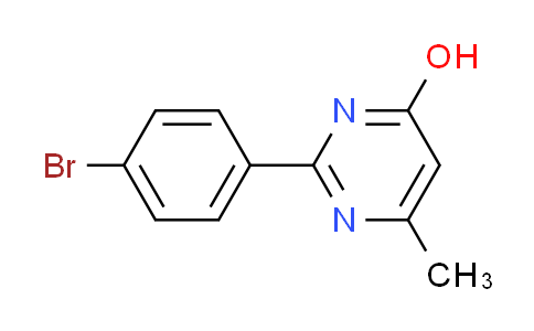 CAS No. 180606-52-4, 2-(4-bromophenyl)-6-methyl-4-pyrimidinol