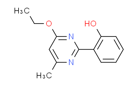 CAS No. 300358-33-2, 2-(4-ethoxy-6-methyl-2-pyrimidinyl)phenol