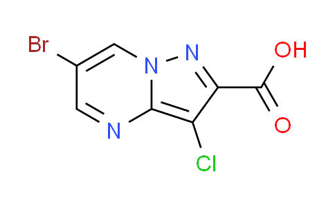 CAS No. 499190-16-8, 6-bromo-3-chloropyrazolo[1,5-a]pyrimidine-2-carboxylic acid