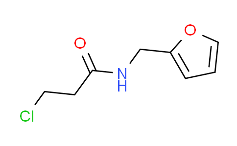 CAS No. 64017-87-4, 3-chloro-N-(2-furylmethyl)propanamide